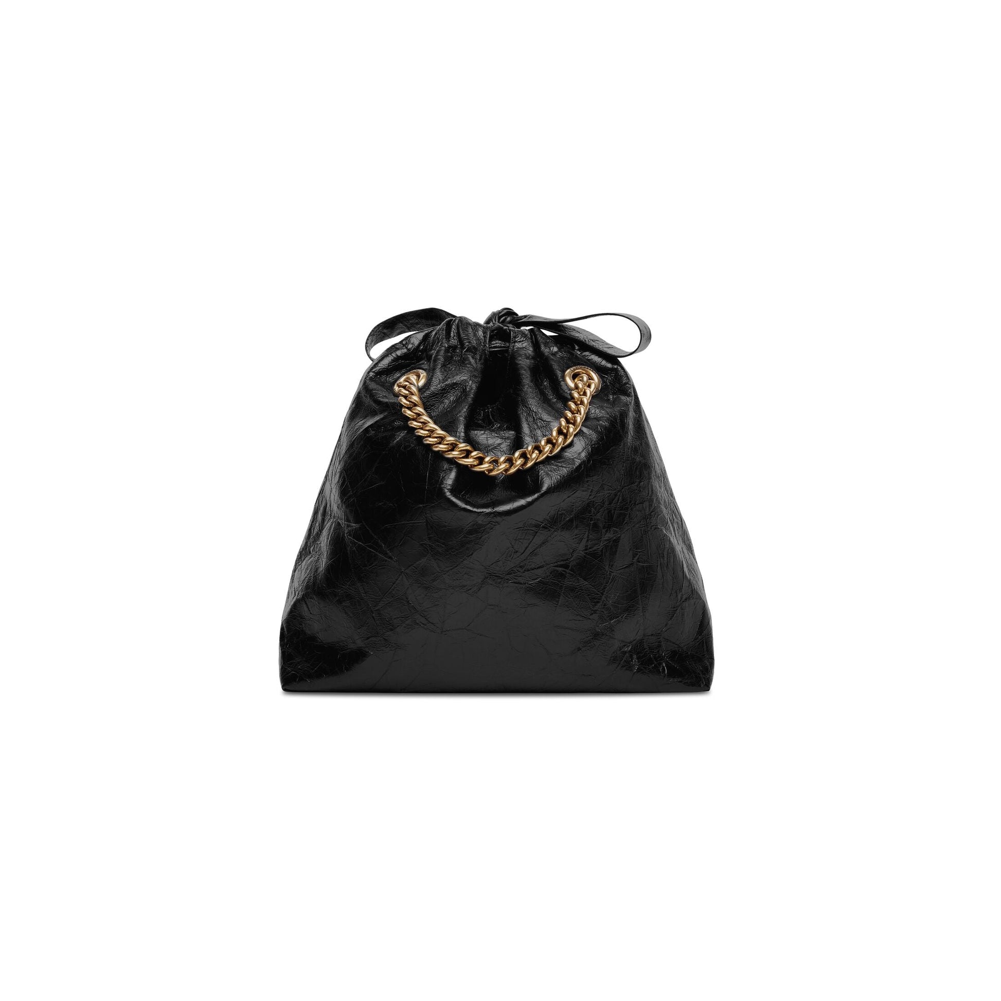 (WMNS) Balenciaga Crush Small Tote Bag 'Black' 742942210IT1000