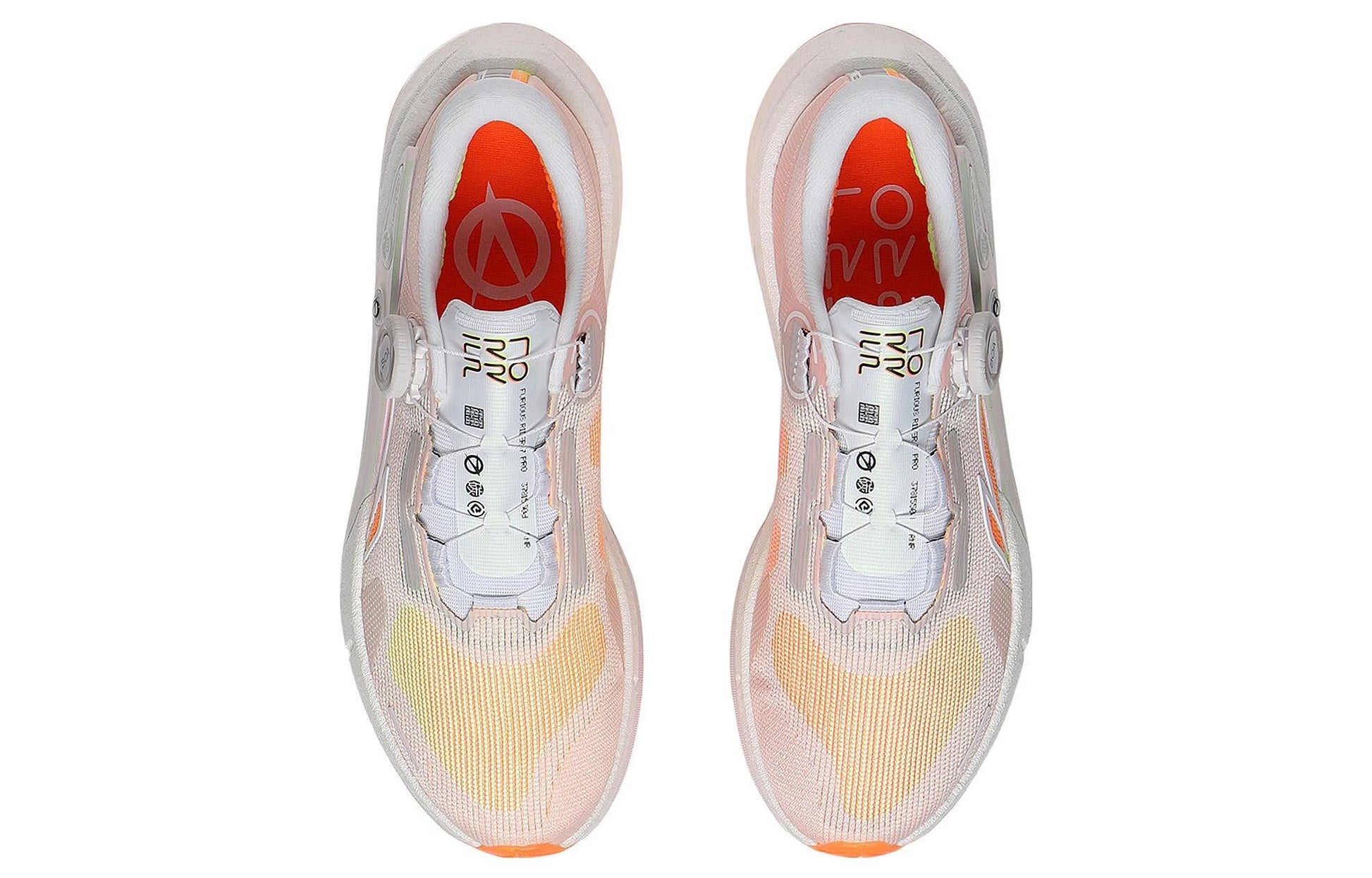 Li-Ning Furious Rider 7 Pro 'White Neon Orange' ARZT001-2