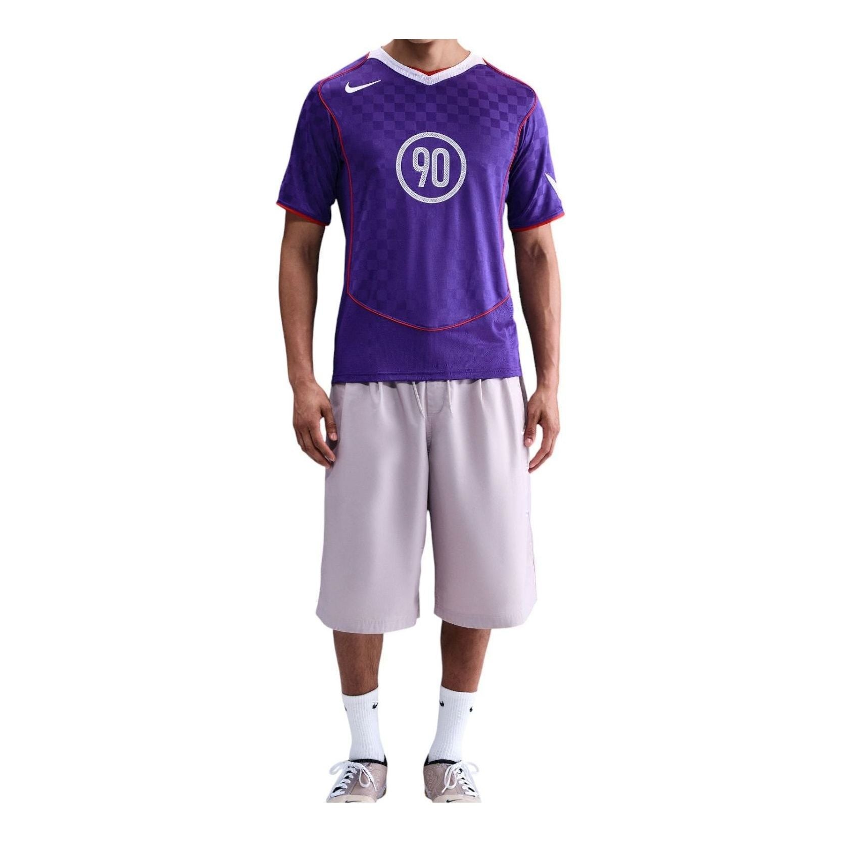 Nike Total 90 Dri-FIT Short-Sleeve Jersey 'Court Purple White Gym Red' IM6299-547