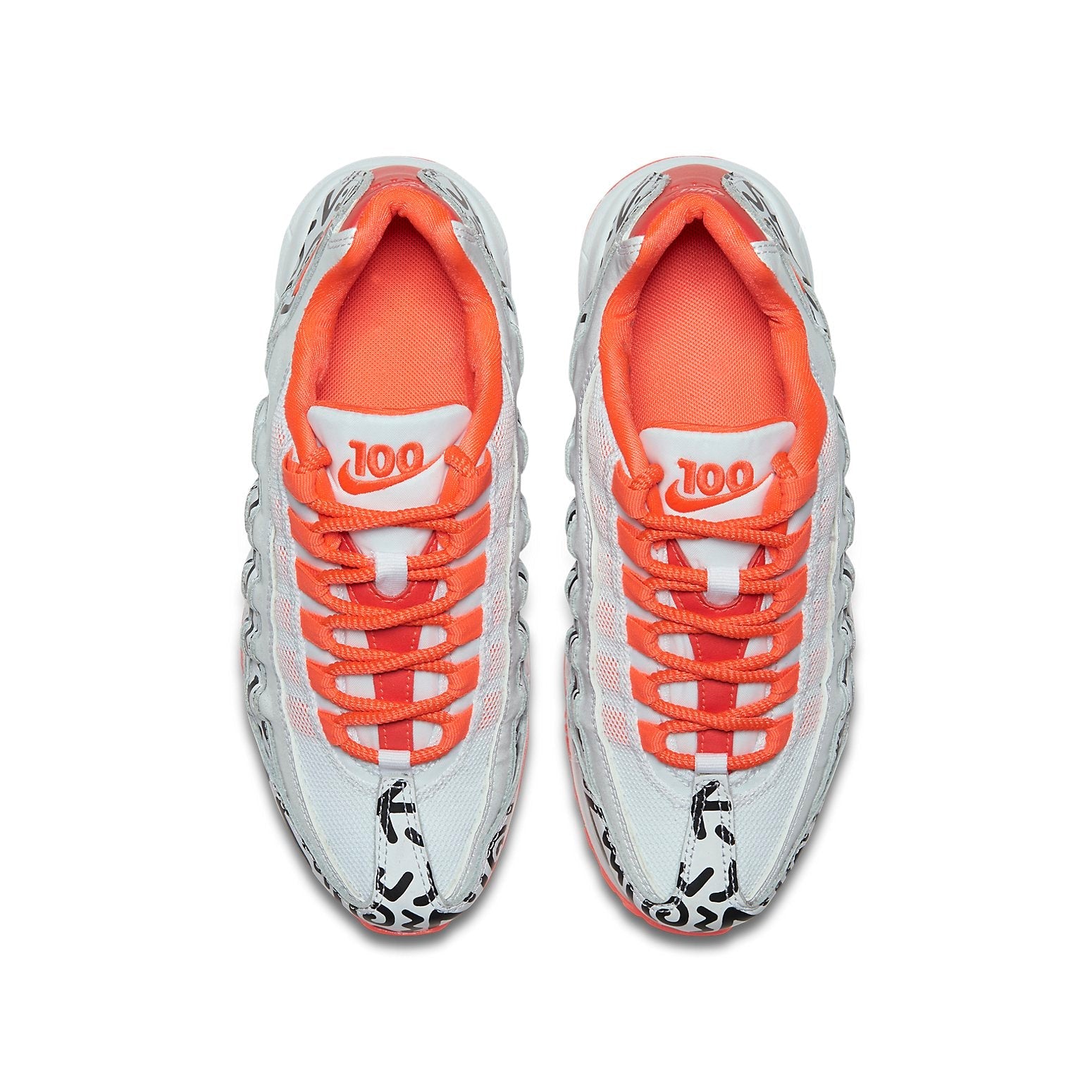 (GS) Nike Air Max 95 'White Black Crimson' AH3808-100