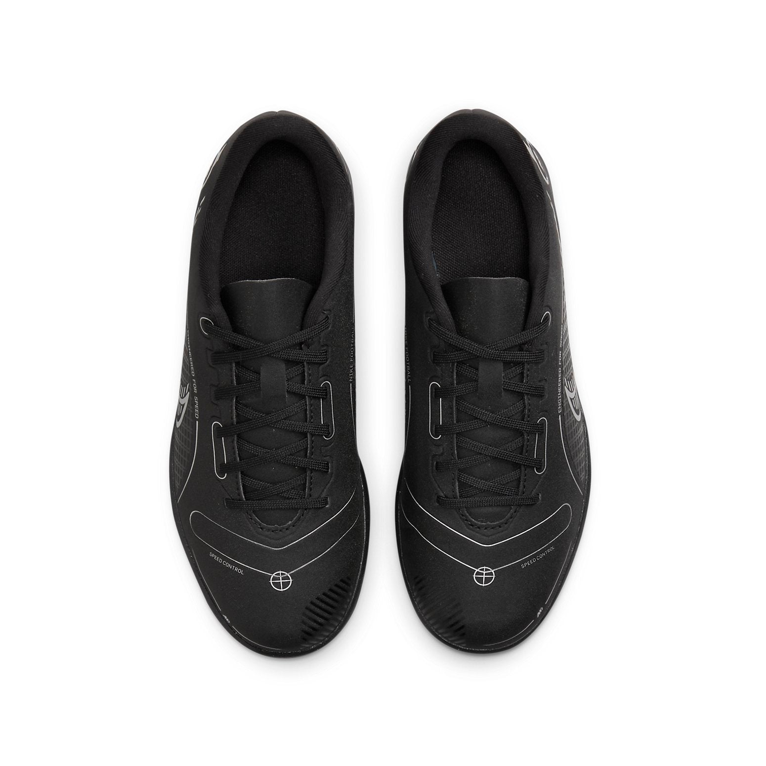 (GS) Nike Jr. Mercurial Vapor 14 Club IC 'Black Silver' DJ2898-007