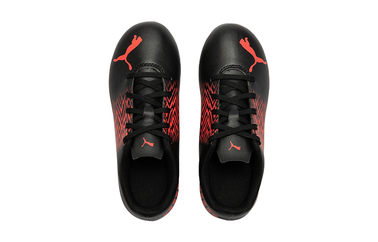 (GS) PUMA Tacto FG/AG Football Boots 'Black Red' 106301-08