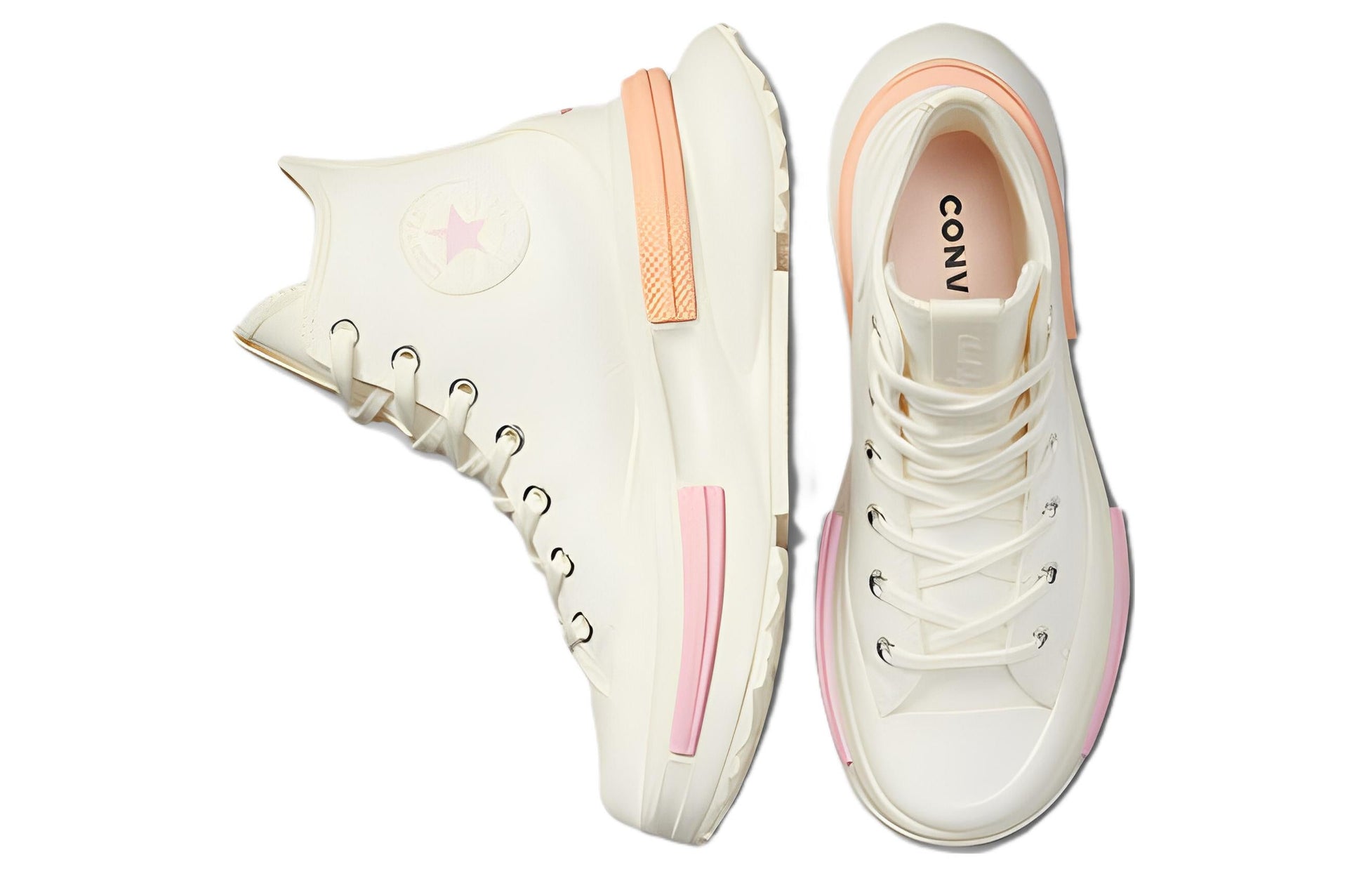 Converse Run Star Legacy CX Platform High Top 'White Coral Pink' A05172C