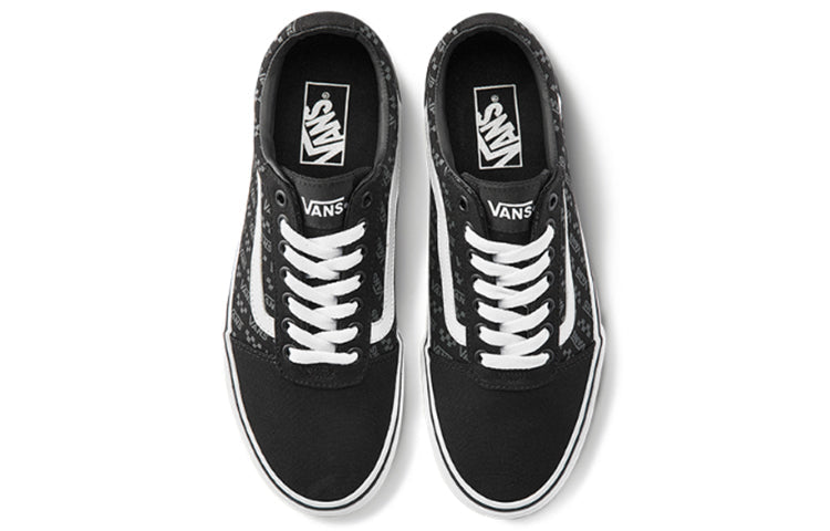 Vans Ward Black Alphabet Printing Unisex VN0A5EM52KS