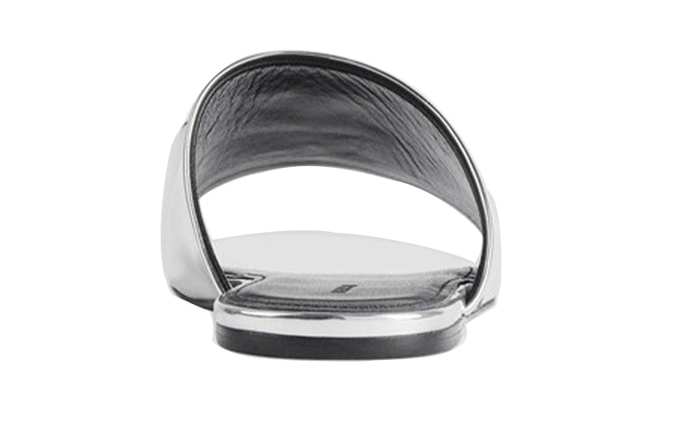 (WMNS) Balenciaga Oval Sandals Silver 614968W2AD18081