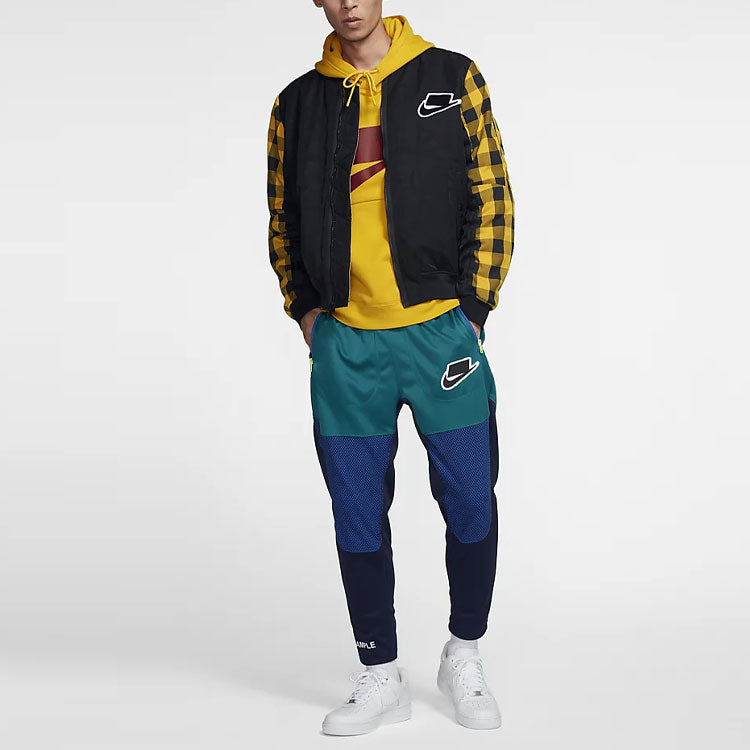 Nike Casual Sports Baseball Collar Long Sleeves Jacket Yellow BV4533-010