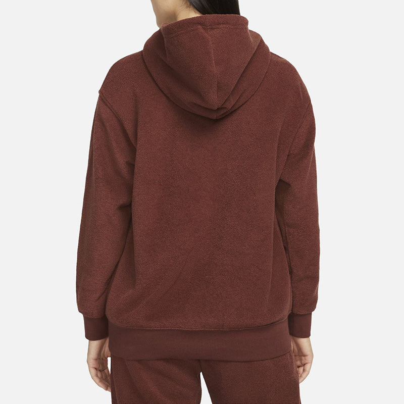 (WMNS) AS W Nike Sportswear ESSNTL PLSH Hoodie BRONZE ECLIPSE DD5119-273