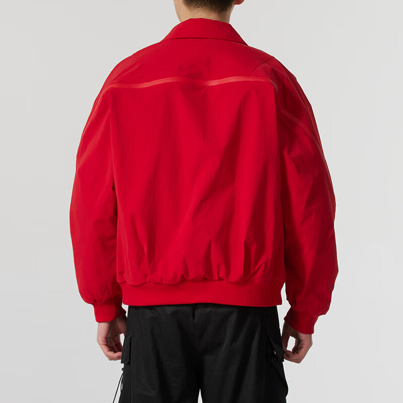 adidas CNY Woven Jacket Asia Sizing 'Red' JZ4193