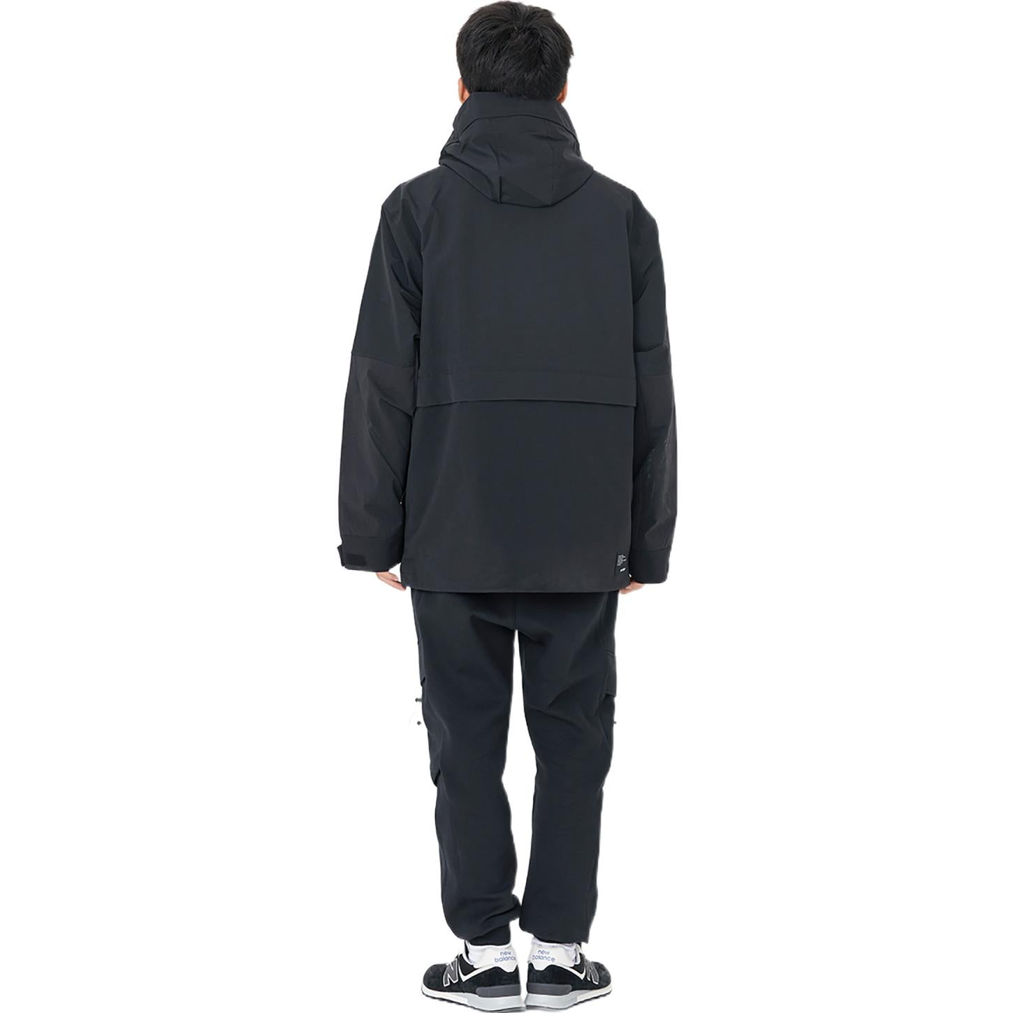 New Balance Hooded Mid Down Jacket Asia Sizing 'Black' AMJ23315-BK
