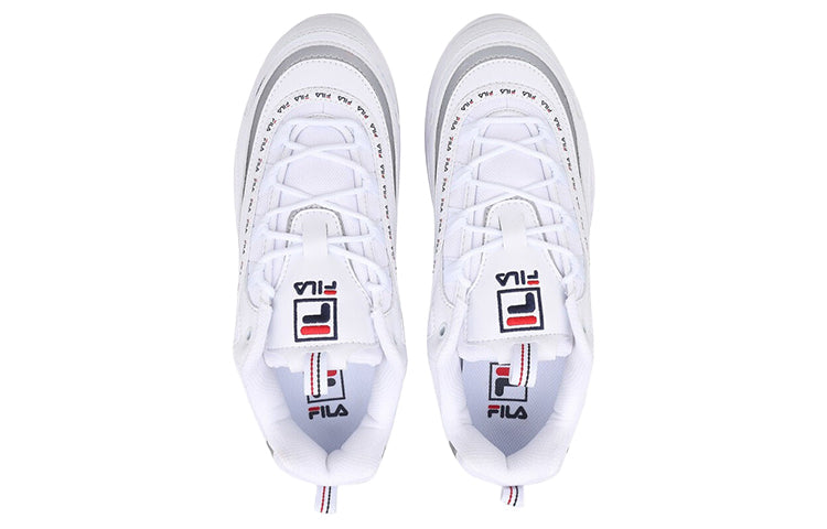 FILA Ray Tapey Tape Low Top Clunky Shoes White FS1SIB1171X_WWT