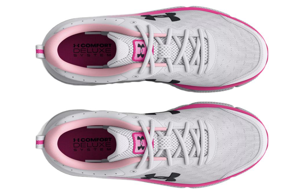 (WMNS) Under Armour Charged Assert 10 'White Rebel Pink' 3026179-102