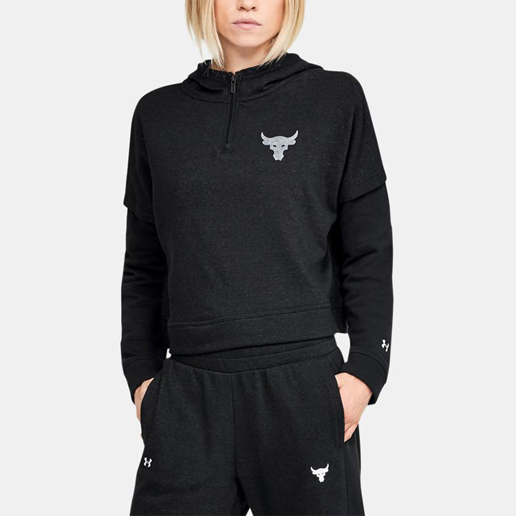 (WMNS) Under Armour Project Rock Terry Hat Black 1351807-001
