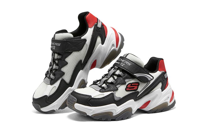 (GS) Skechers Stamina V2 'Black White Red' 405244L-BKWR