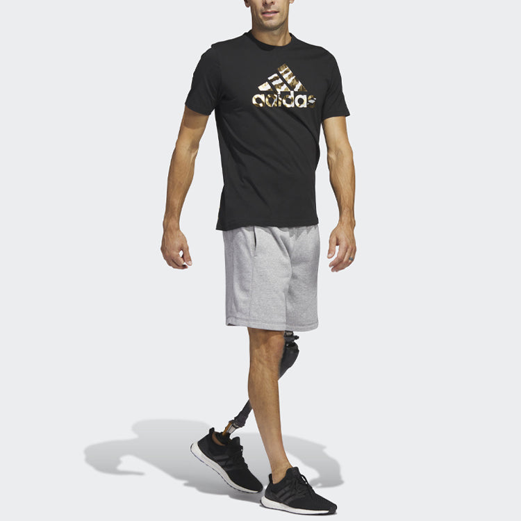 adidas Power Logo Foil T-shirt 'Black' IC1678