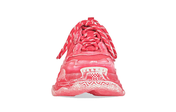 (WMNS) Balenciaga Triple S 'Dark Red' 524039W3CN36000