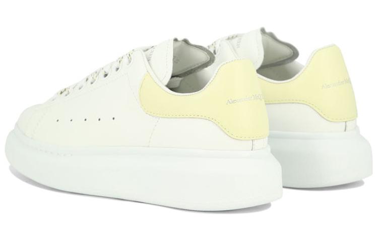 (WMNS) Alexander McQueen Oversized Shoes 'White Lemon Yellow' 718139WHGP53523