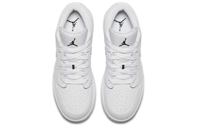 (GS) Air Jordan 1 Low 'Triple White' 553560-110