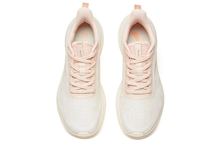 (WMNS) ANTA Running Series Sneakers Hydrogen 'White Pink' 122235570S-3