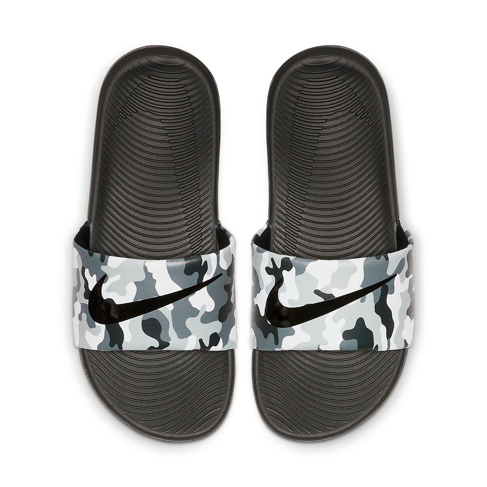 (GS) Nike Kawa Slide Print 'Wolf Grey' 819358-008