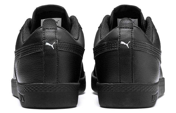 (WMNS) PUMA Smash v2 Leather 'Black' 365208-03