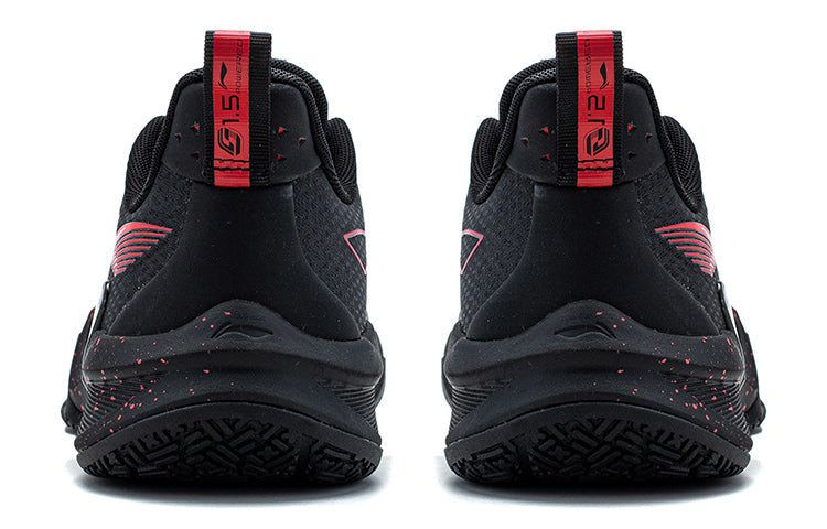 Li-Ning Light Speed 1.5 Low 'Black Red' ABAT101-4