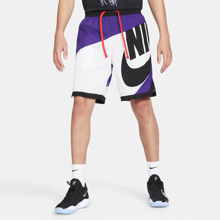 Nike Dri-FIT Throwback Futura Casual Sports Basketball Shorts Purple CV1829-547