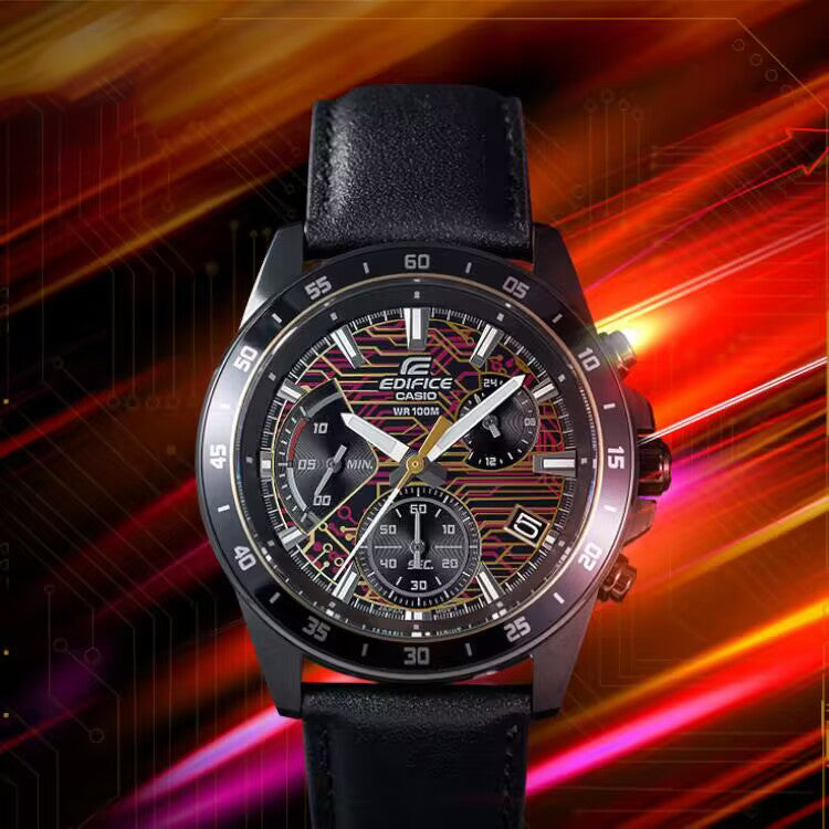 CASIO Analog 'Black' EFV-540CL-1AVUPR