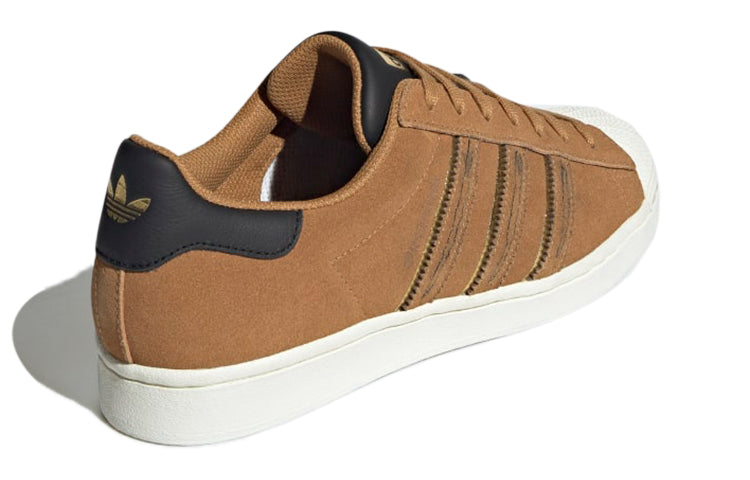 adidas originals Superstar CNY 'Brown White Black' GX2154