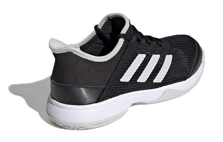 (GS) adidas Adizero Club J Shoes Black/Grey EF0601