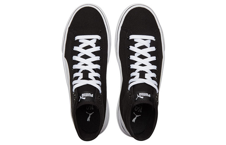 (WMNS) PUMA Sneakers Kaia Mid CV Black/White 384409-02