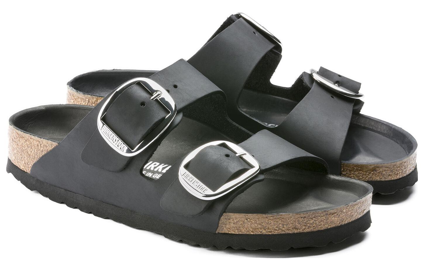 Birkenstock Arizona Big Buckle Sandals 'Black' 1011074