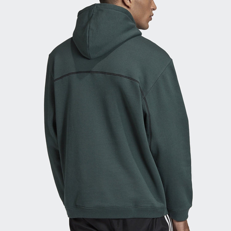 adidas originals D Hoody Grp logo Sports Pullover Dark Green GD9320