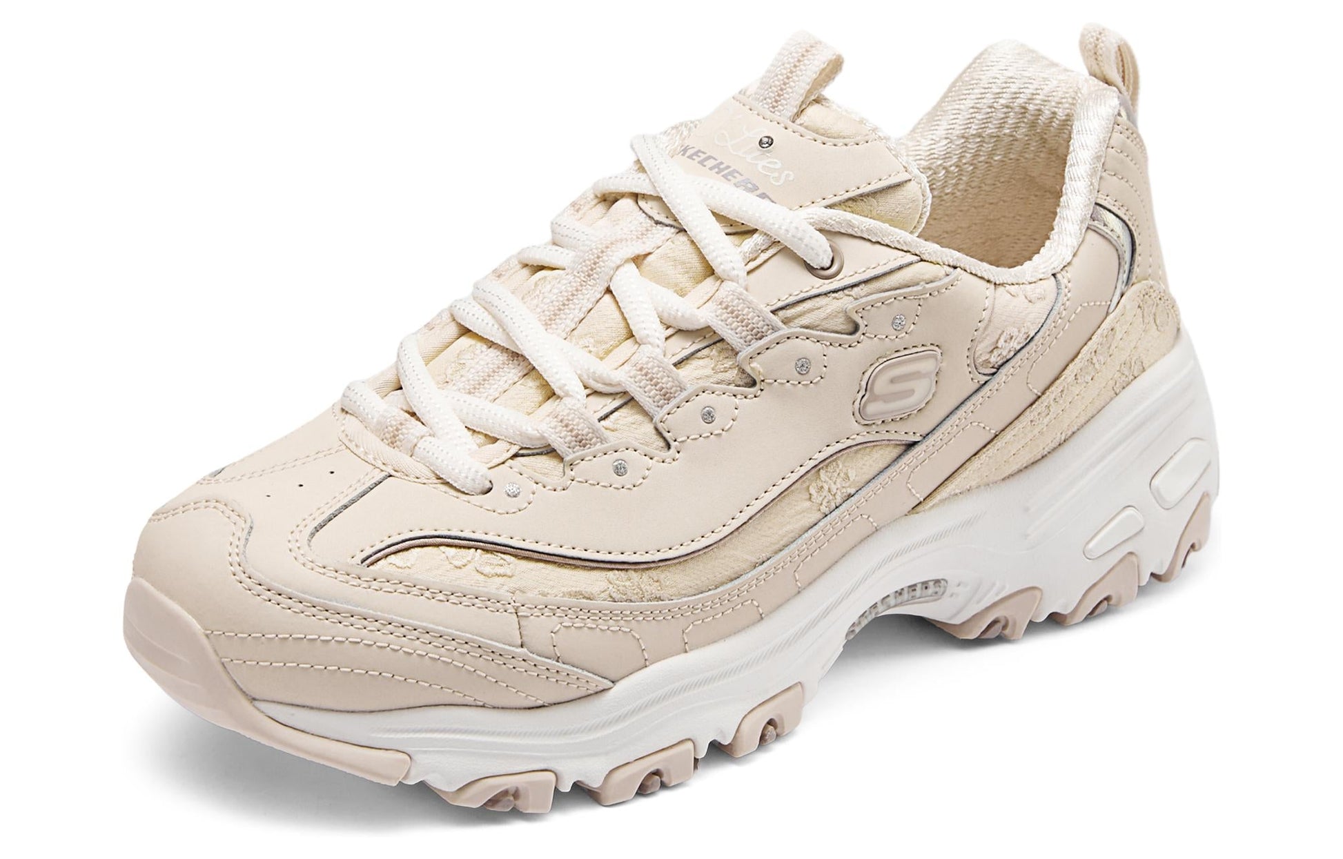 (WMNS) Skechers Sport D'Lites 1.0 'Beige' 150038-NAT