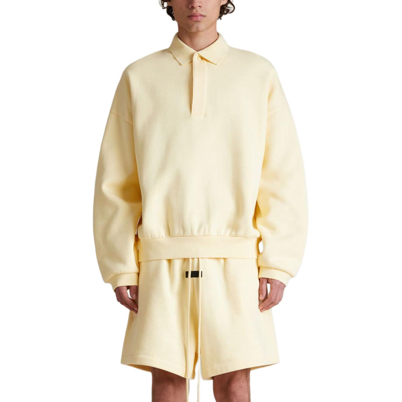 Fear of God Essentials SS24 Long-Sleeve Polo 'Garden Yellow' 192SP244391F