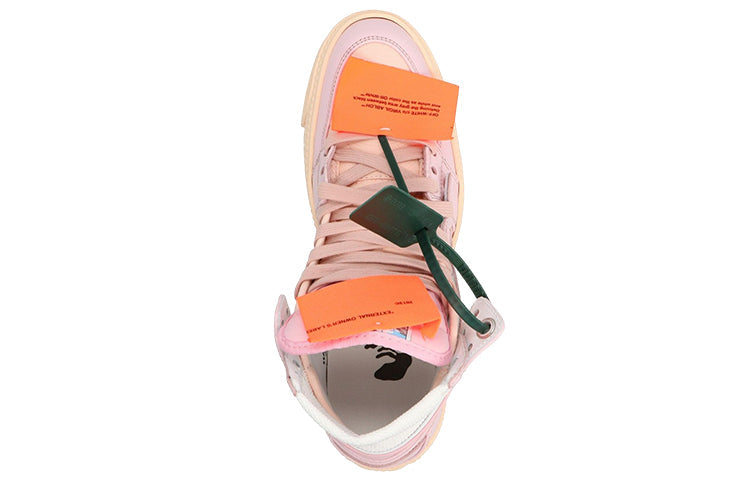 (WMNS) Off-White Off Court 3.0 High-Top Sneakers 'Pink Beige' OWIA112C99LEA00230303030