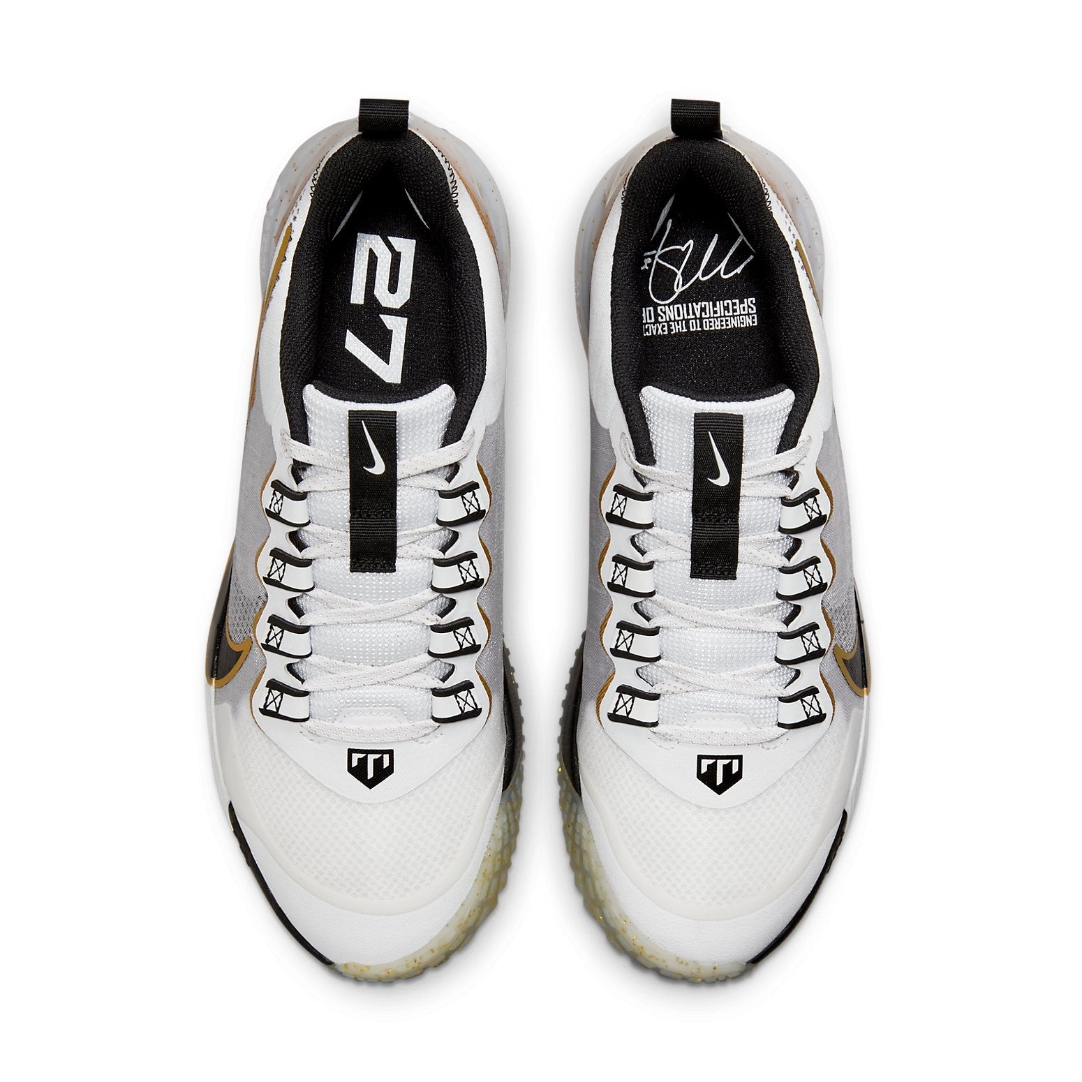 Nike Force Zoom Trout LTD TF 'White Metallic Gold' CZ5916-106