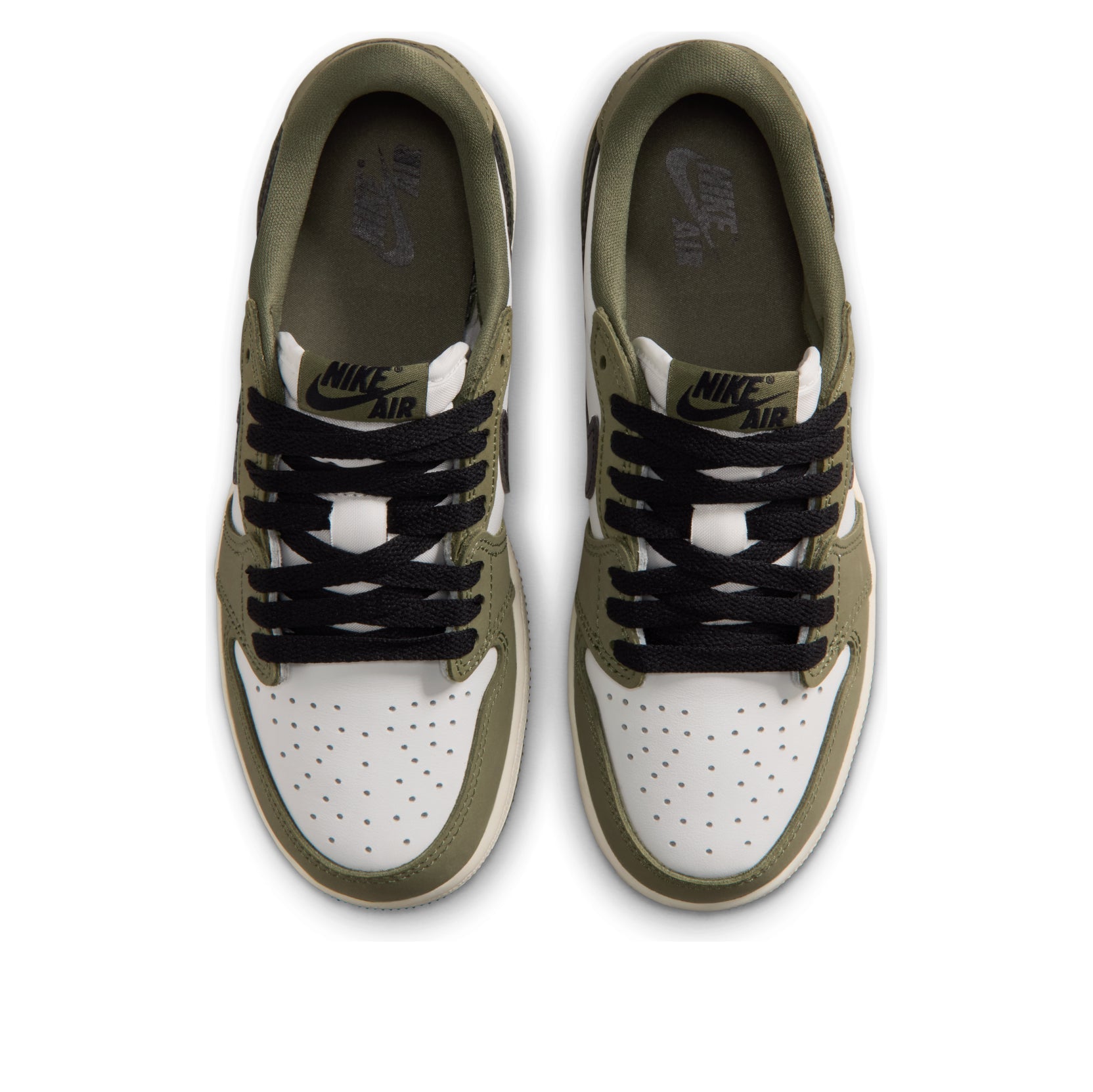 (GS) Air Jordan 1 Retro Low OG 'Medium Olive' HQ6999-200