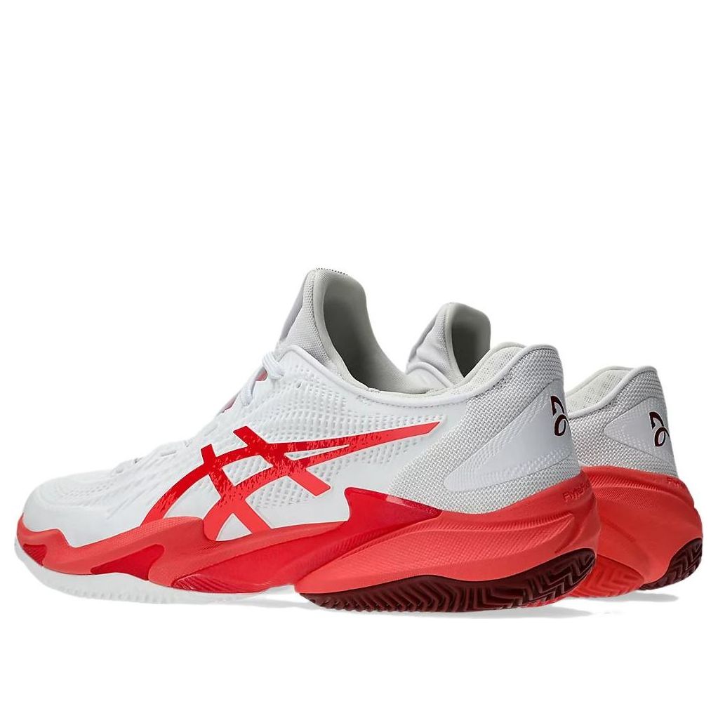 ASICS Court FF 3 Novak Clay 'White Electric Red' 1041A521-966