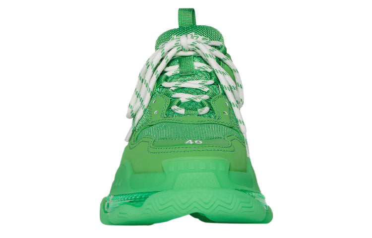 (WMNS) Balenciaga Triple S 'Clear Sole - Green' 544351W2GA13510
