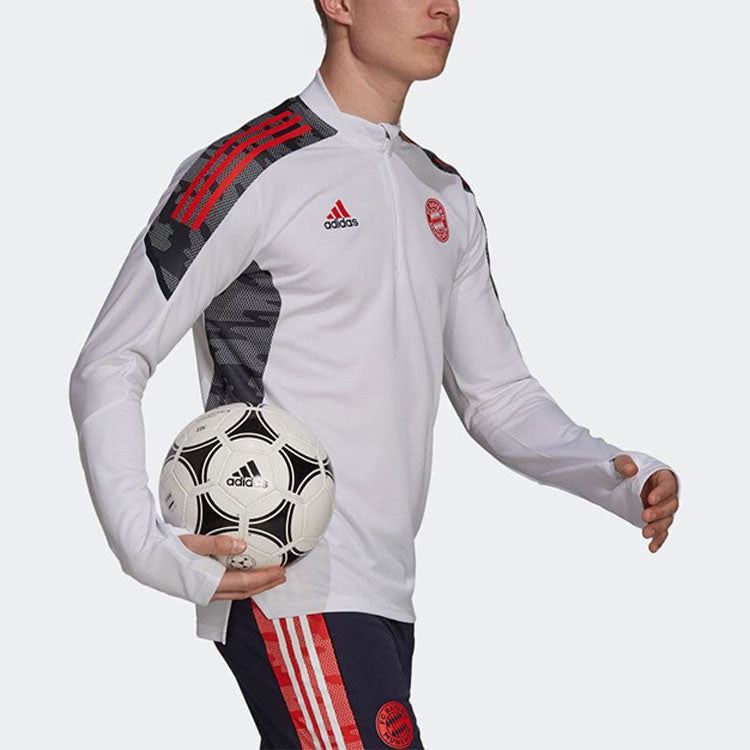 adidas Logo Stripe Colorblock Printing Slim Fit Jacket White GS6927