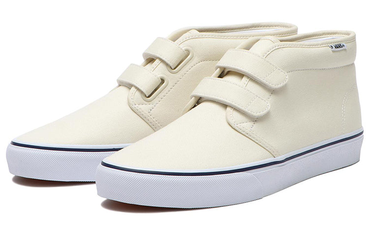 Vans Unisex Chukka EZ Mid-Top Velcro Sneakers White 6124190002013