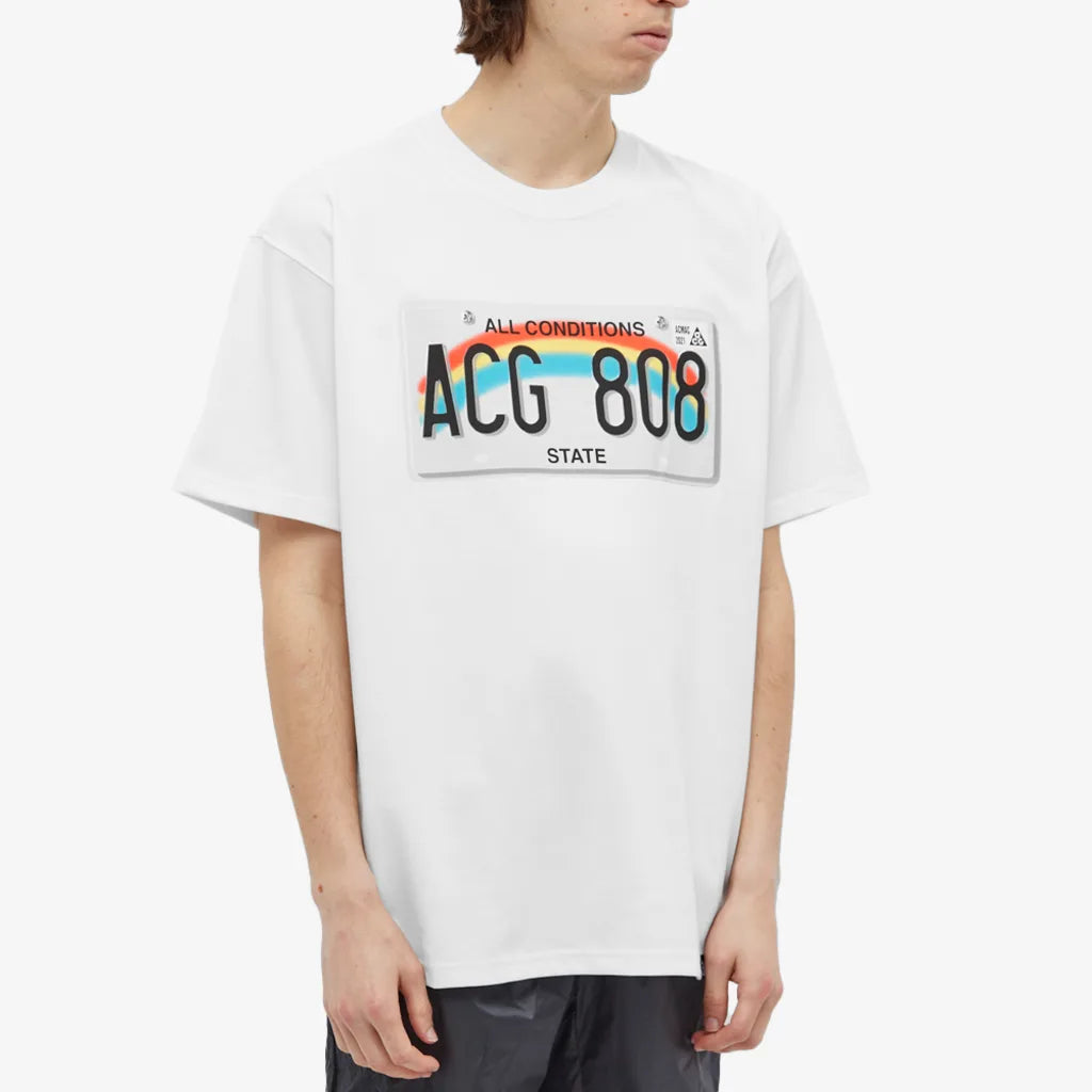 Nike ACG License Plate T-Shirt 'Summit White' DC5360-121