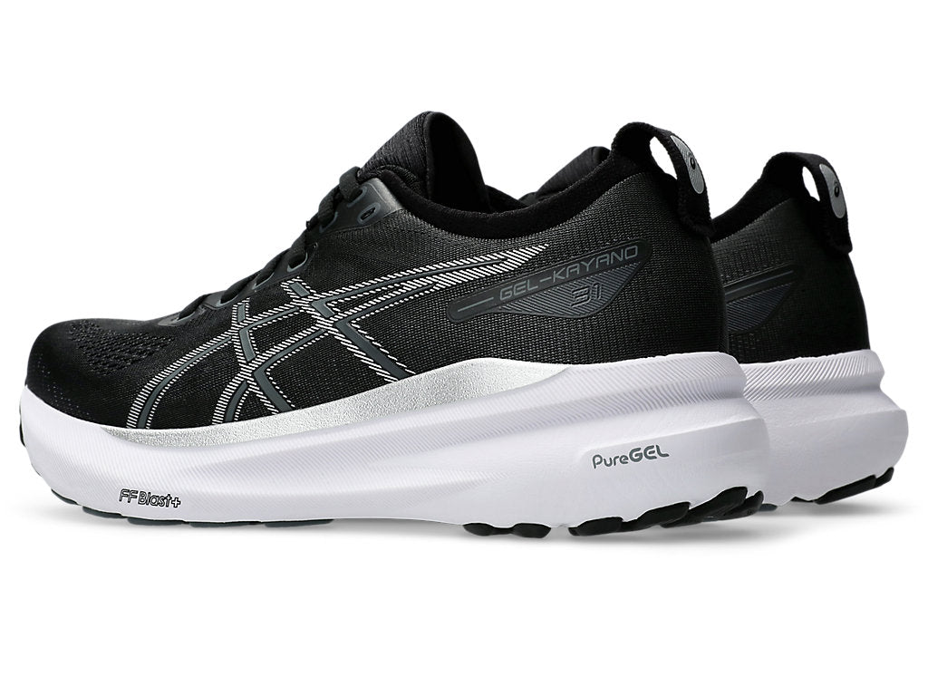 (WMNS) ASICS Gel-Kayano 31 Wide Sneakers 'Black Pure Silver' 1012B670-002
