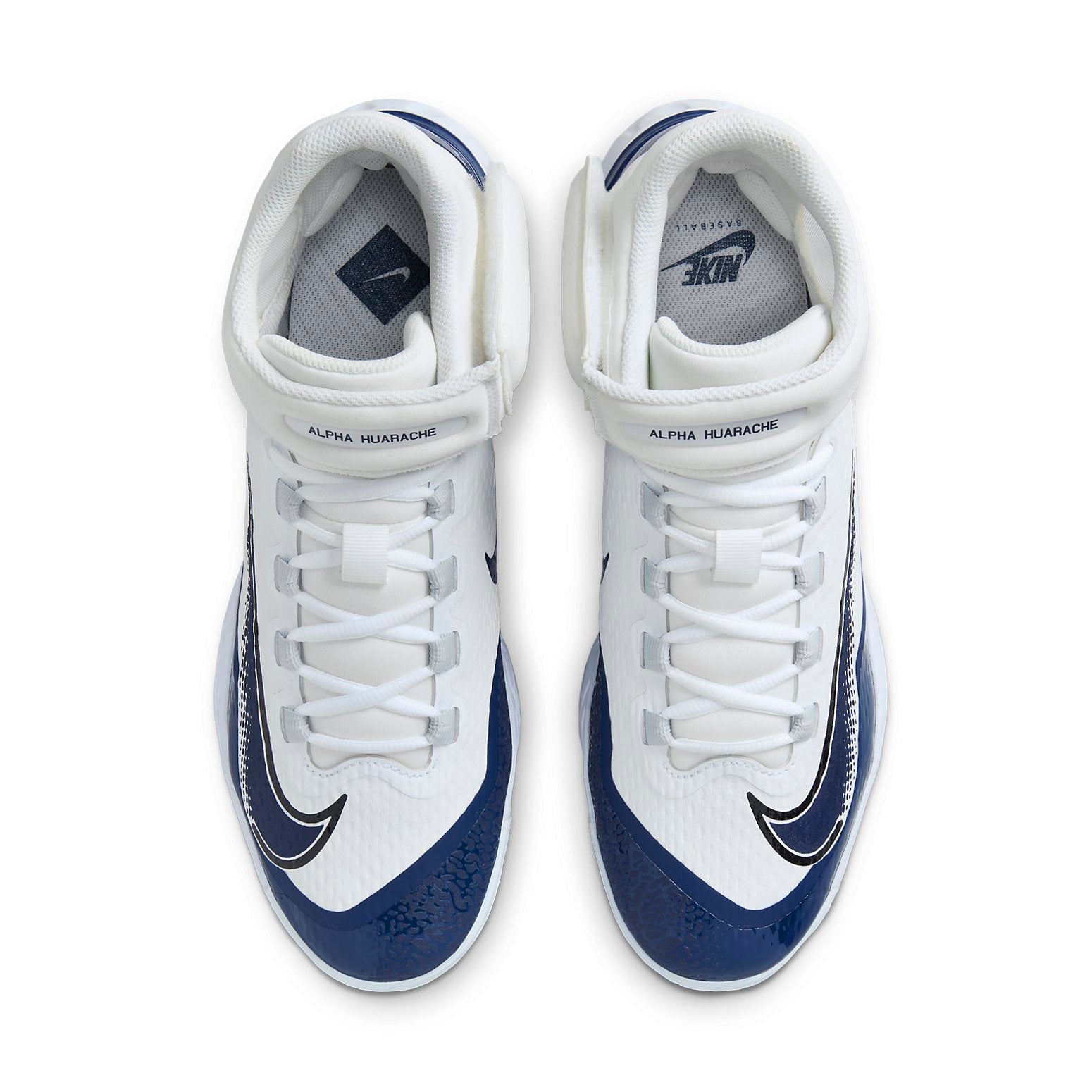 Nike Alpha Huarache Elite 4 Mid 'White Midnight Navy' FD2744-103