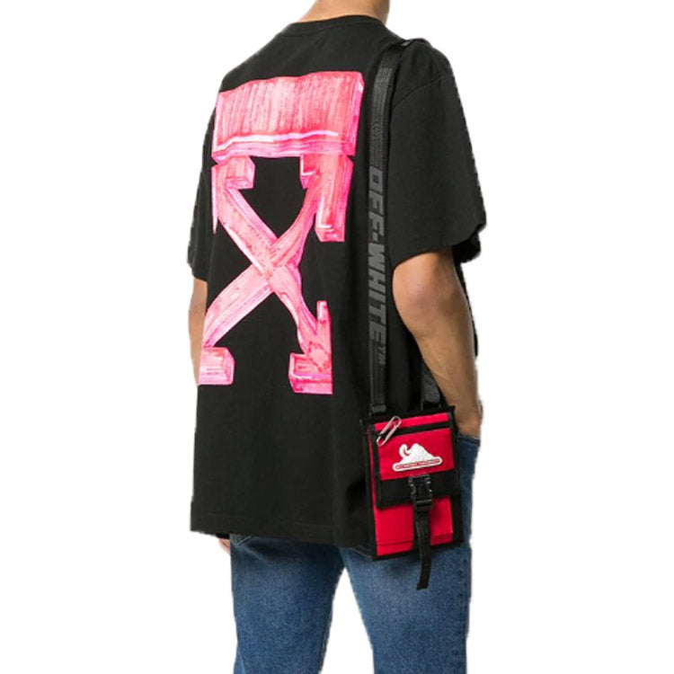 Off-White Back Arrow Large Short Sleeve Black OMAA038G20JER0041025