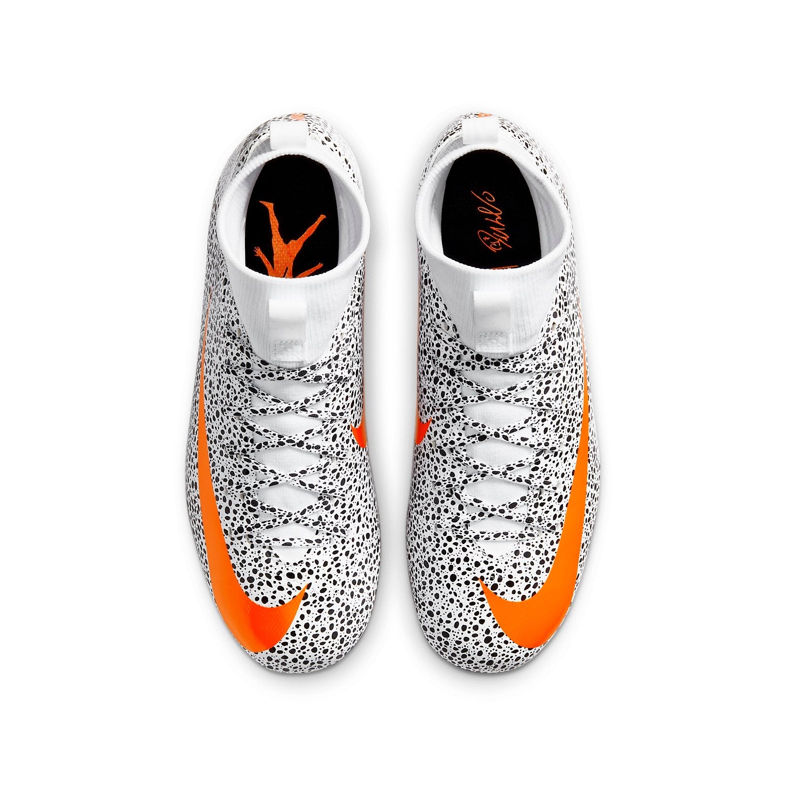 (GS) Nike JR Mercurial Superfly 7 Academy AG 'Black White Yellow' CK0113-180