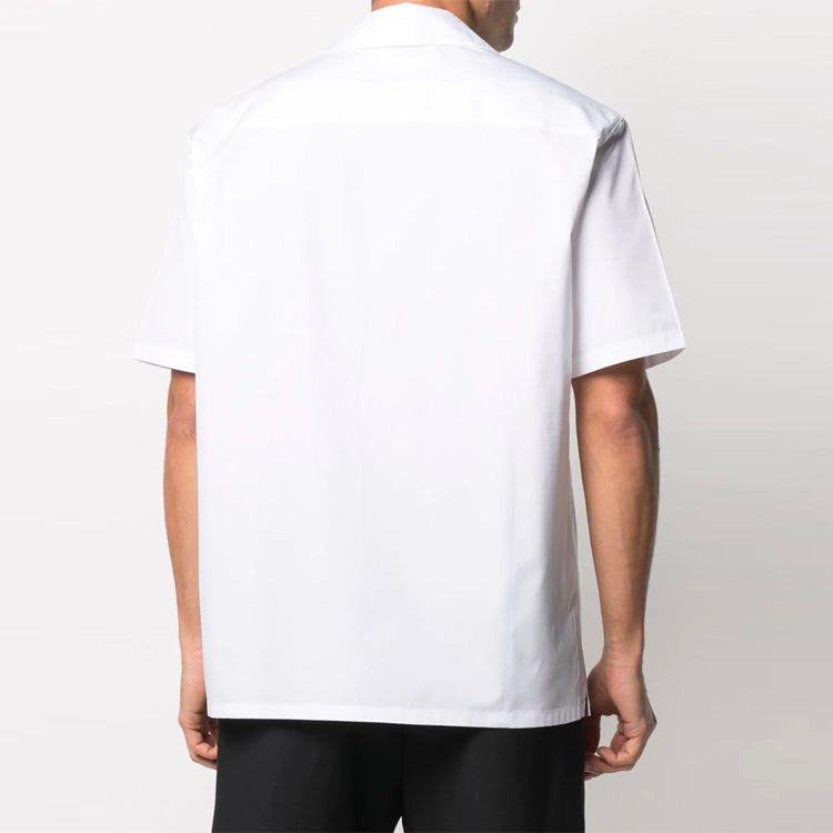 Off-White SS21 Chest Logo Micro Mark Short Sleeve Shirt White OMGA163S21FAB0040110