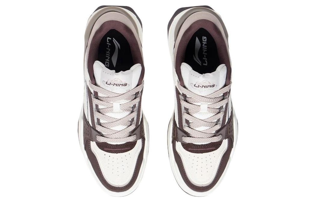 Li-Ning AG Skate Shoes 'White Brown' AGCS245-4