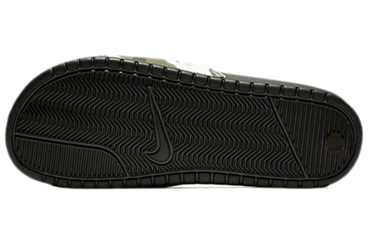 Nike Benassi Jdi Print Military Green Unisex Slippers 'Sequoia' 631261-301