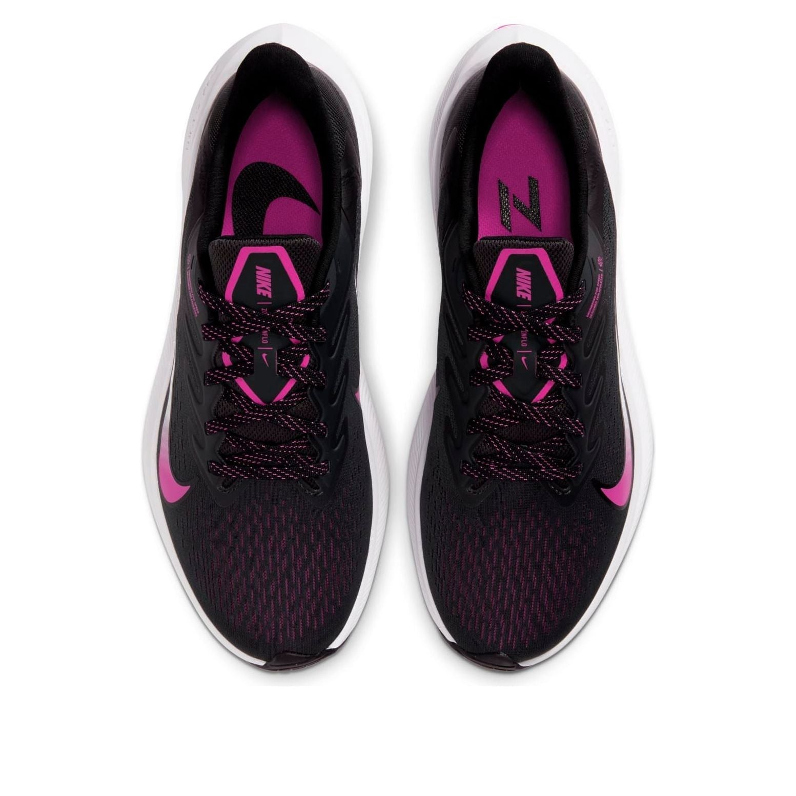 (WMNS) Nike Air Zoom Winflo 7 'Dark Smoke Grey Fire Pink' CJ0302-001